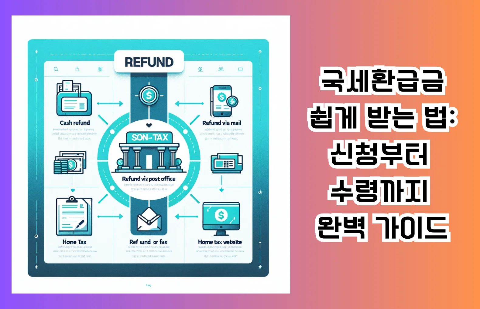  2024년 세금 환급: 최대 100만원 환급받는 방법
