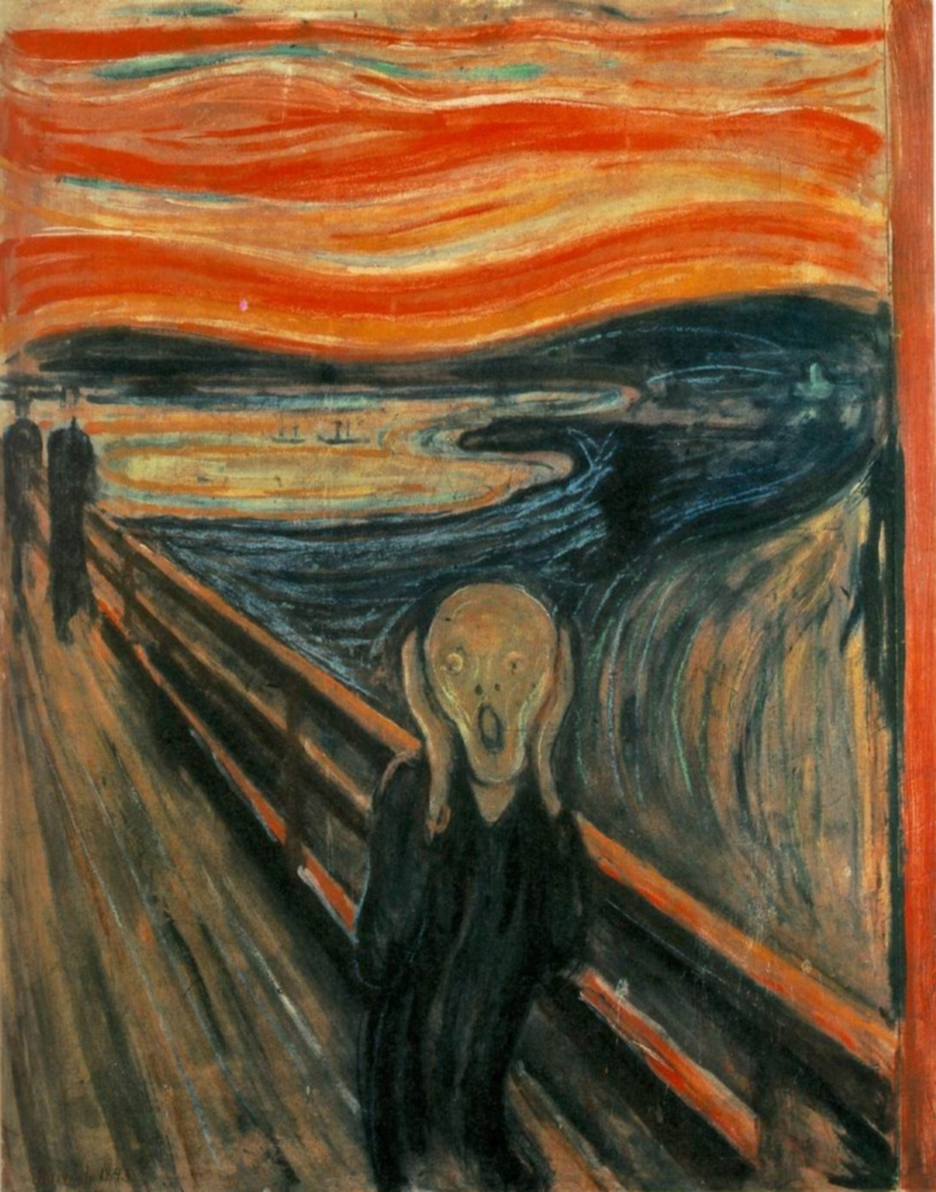 © 에드바르 뭉크의 ⟨The Scream(절규)⟩ 1893, Wikipedia