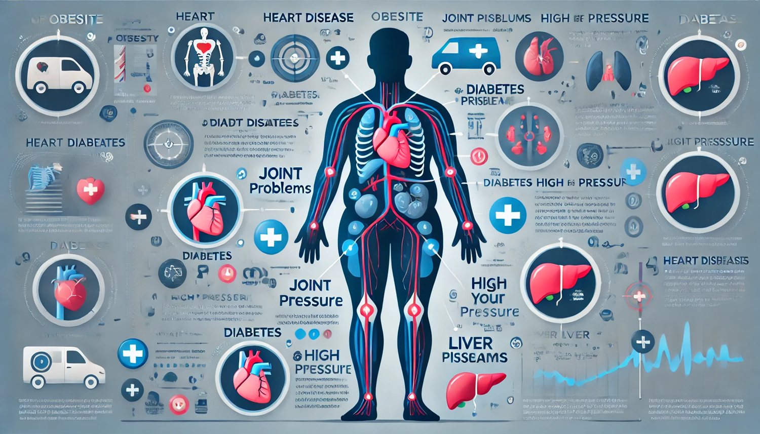 비만이 건강에 미치는 영향과 질병 위험도