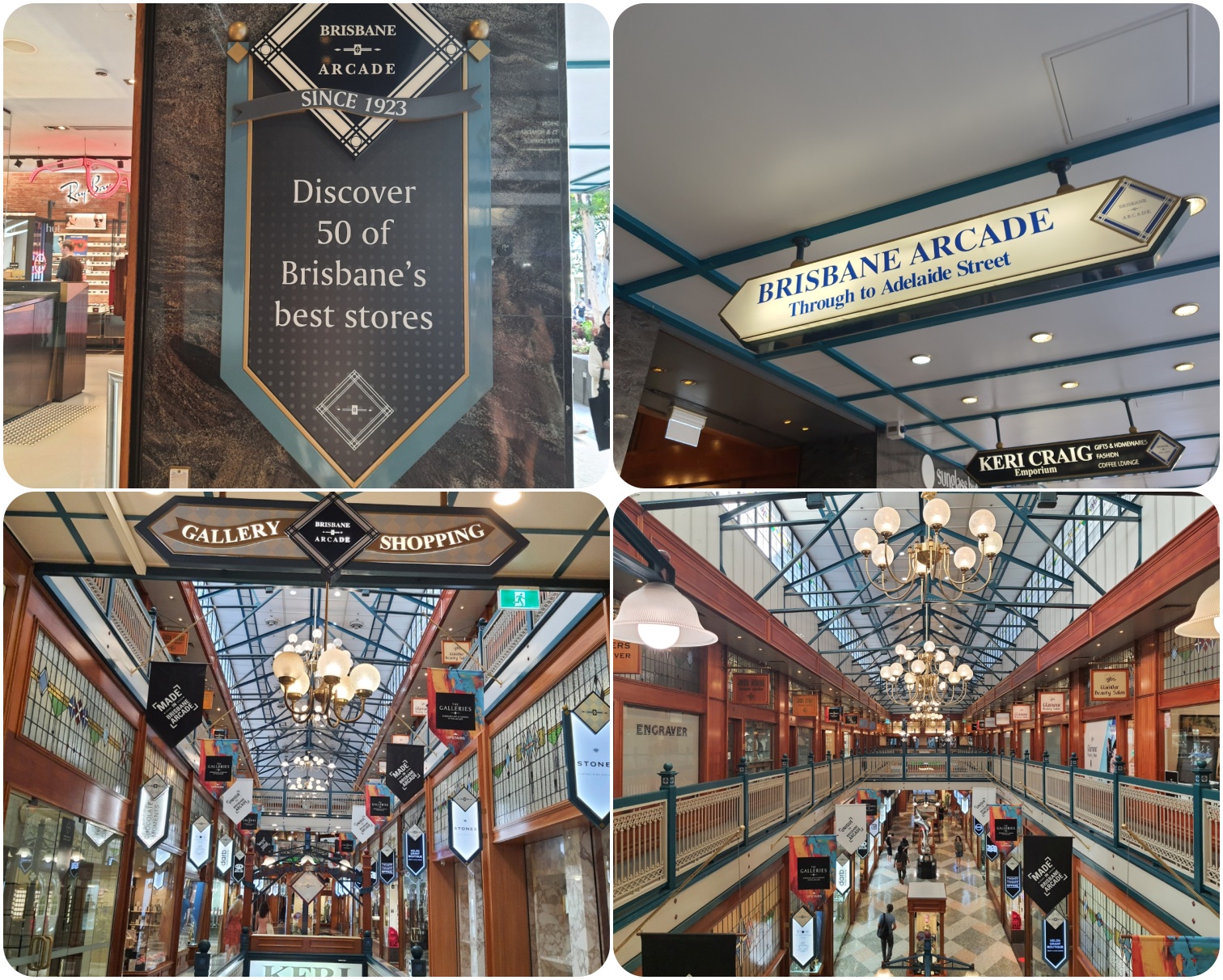 [호주 브리즈번] 시티 즐기기 퀸 스트리트 몰 Queen Street Mall, 브리즈번 아케이드 Brisbane Arcade