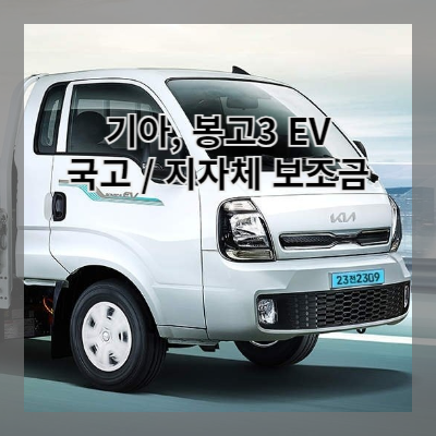 썸네일 봉고3EV 국고&#44; 지자체 보조금