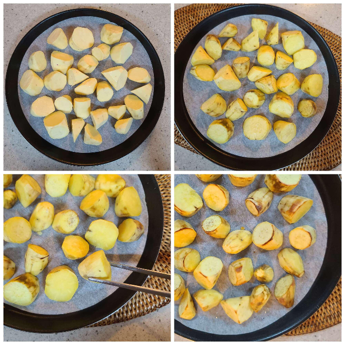 고구마맛탕 만들기-오븐(에어프라이어)에 굽기