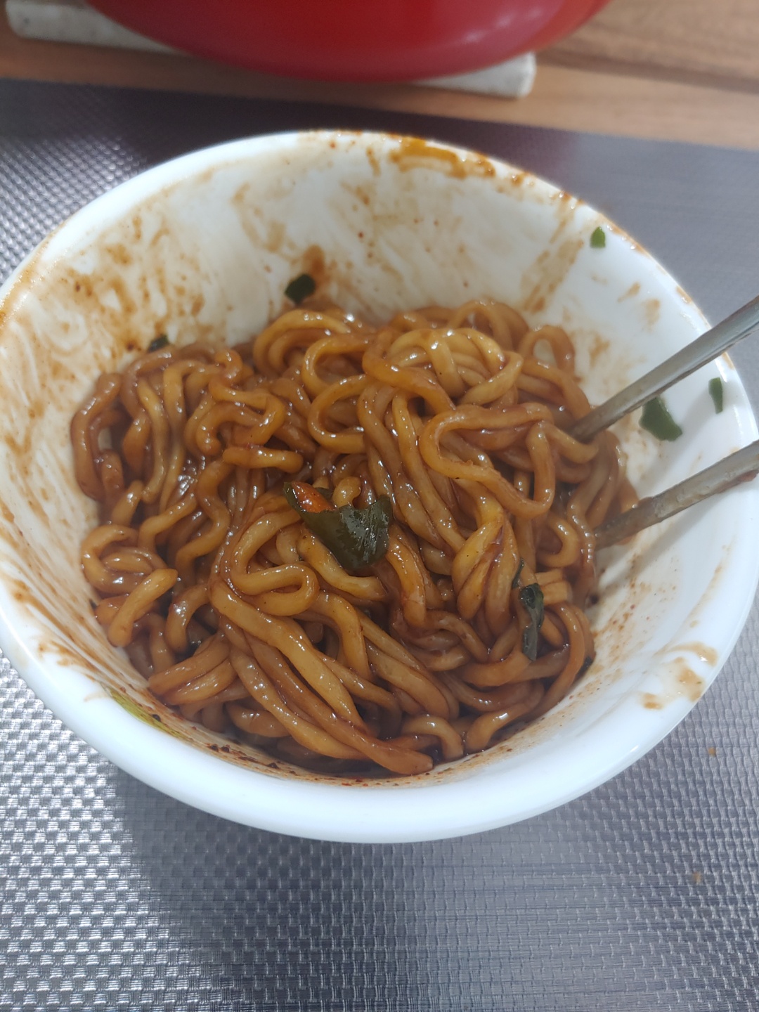  짜파게티(짜파구리/짜빠구리) 조리법, 맛있게 끓이는 법 물조절 실패안하는 법, 간짜장느낌으로 만들기