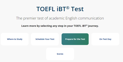 TOEFL-IBT-홈페이지