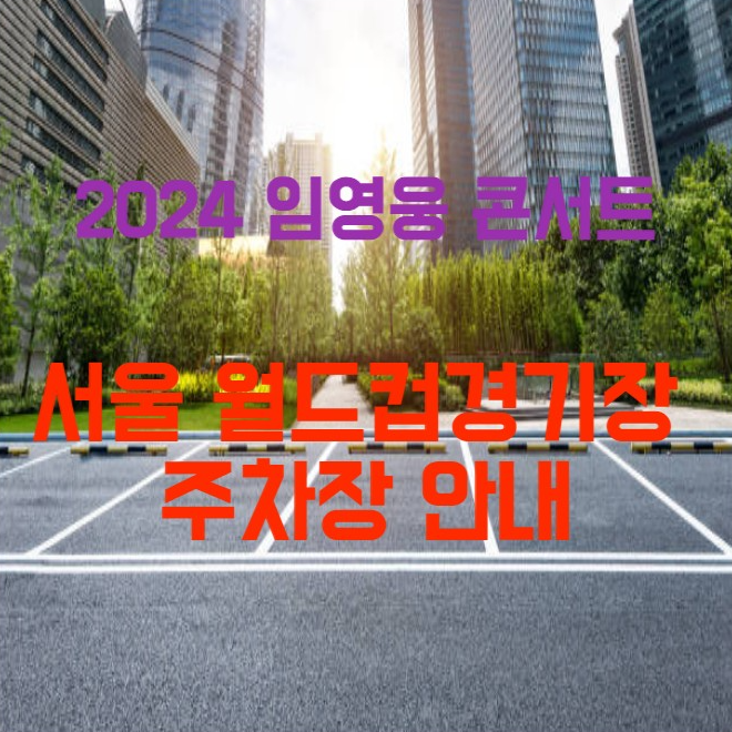 2024 임영웅 콘서트 서울 월드컵경기장 주차장 TOP5