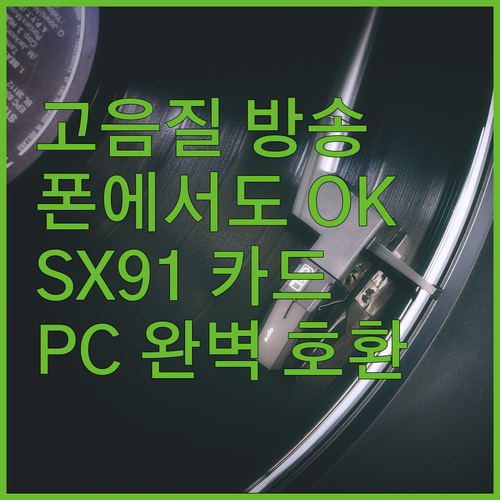 SX91 사운드 카드, PC는 물론 