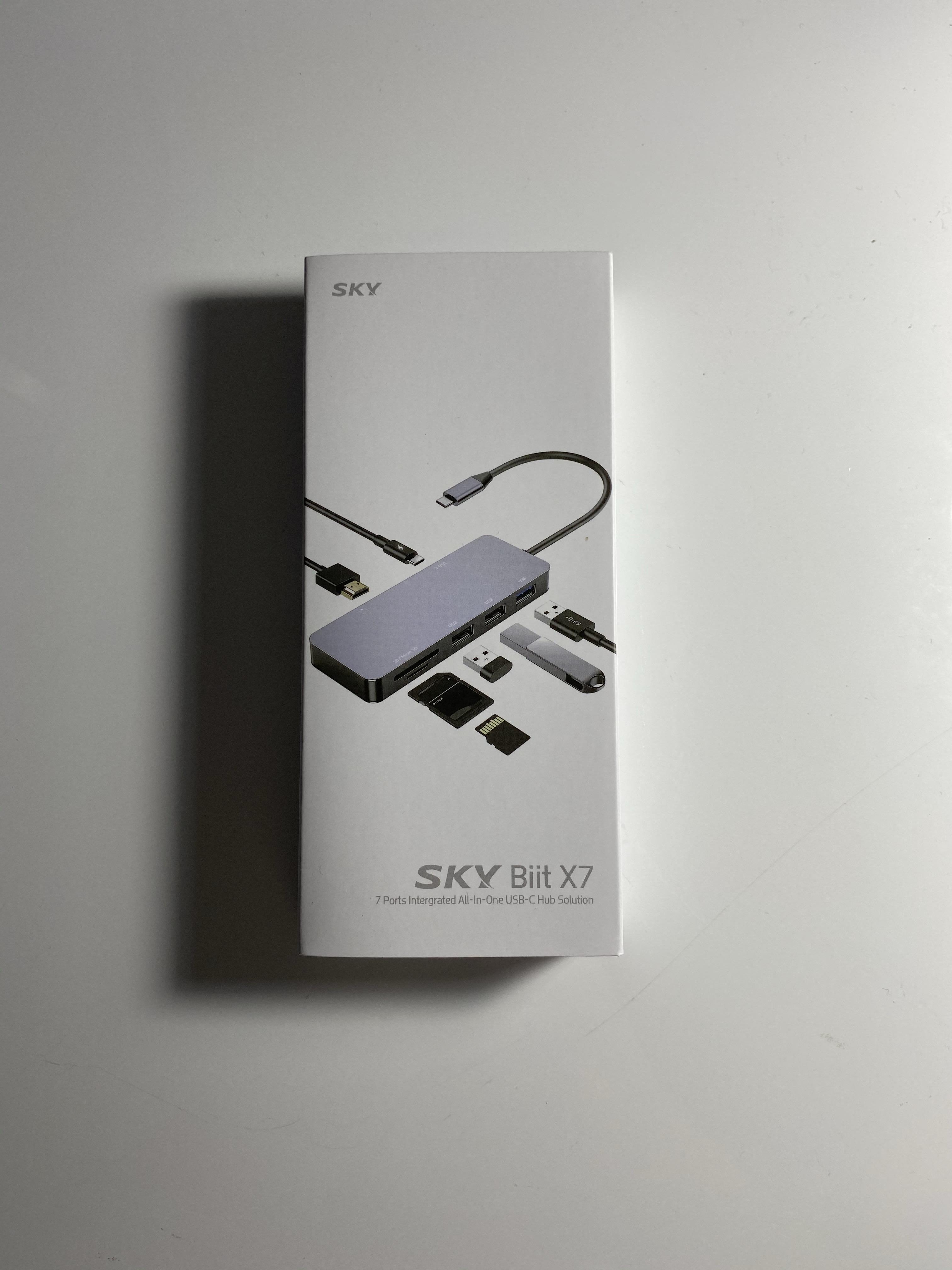  스카이 비트 X7 USB-C허브 사용 후기