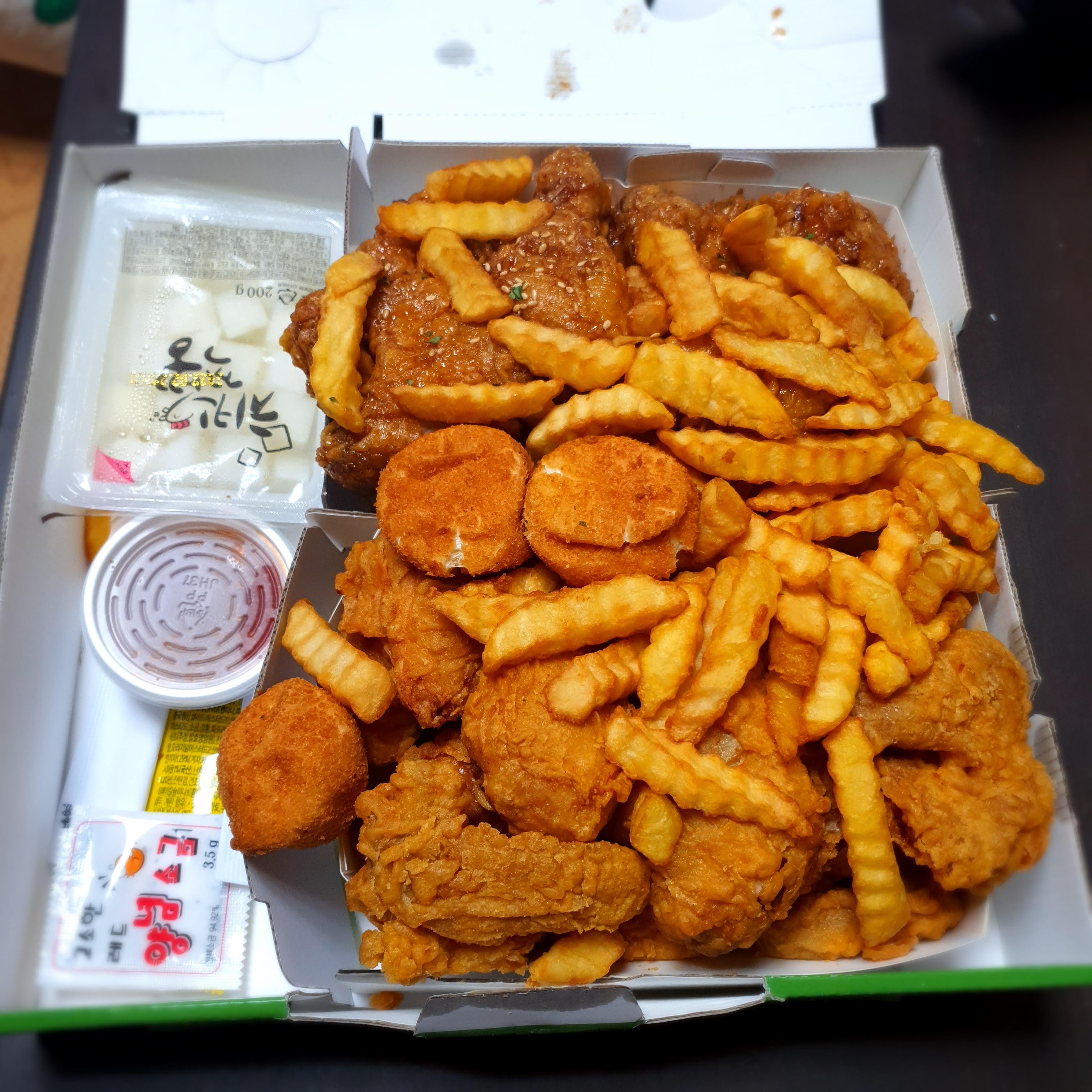  배터지는 두마리치킨 후기