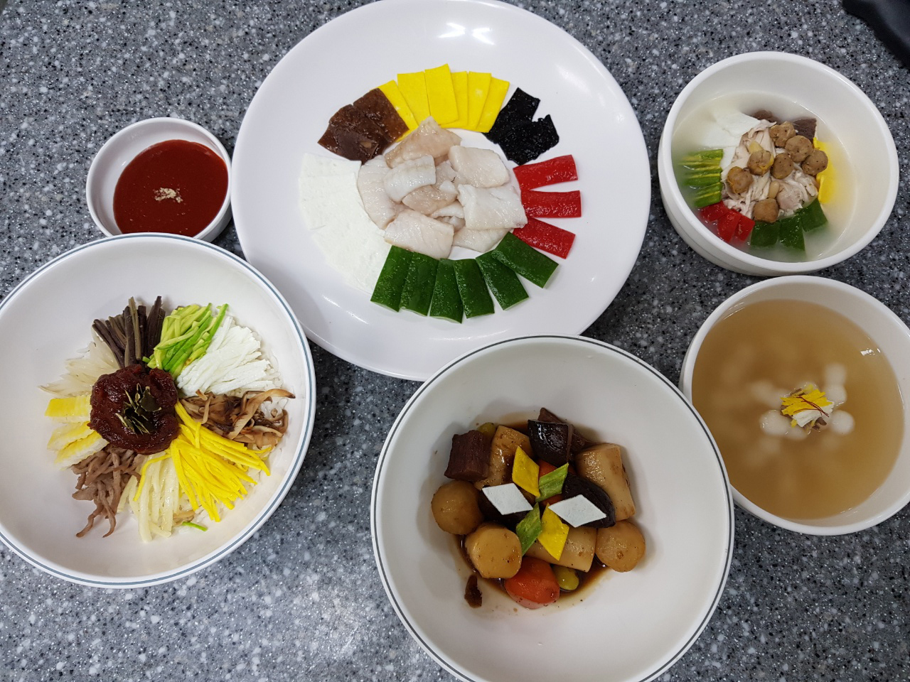 조리기능장 중앙요리학원 실기메뉴