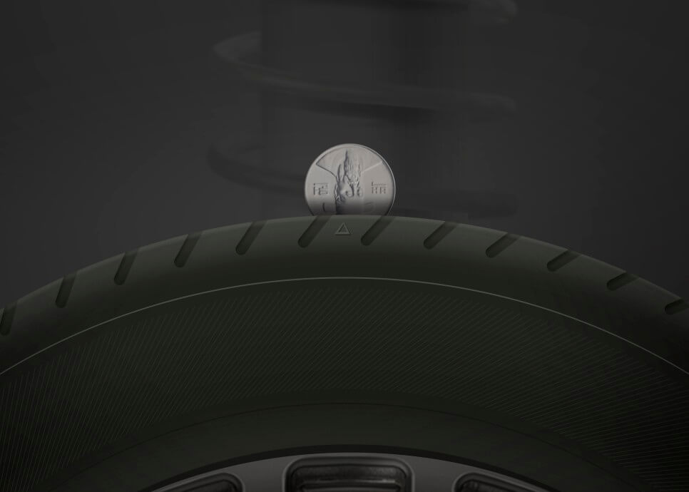 100원 짜리 동전으로 타이어 교체 시기를 판단하는 법