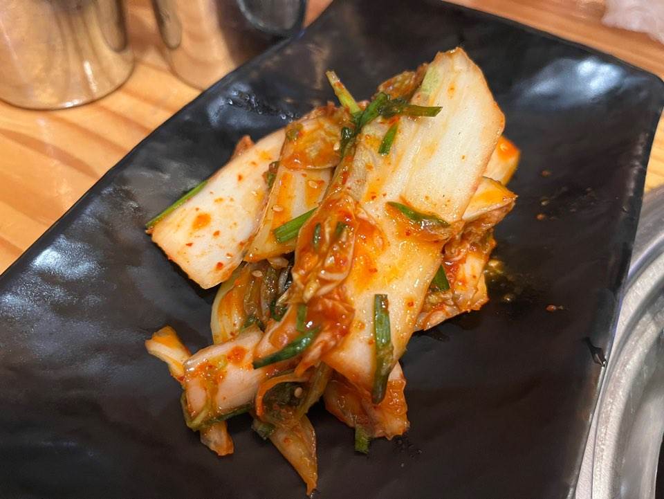 죽동 오한순손수제비 김치