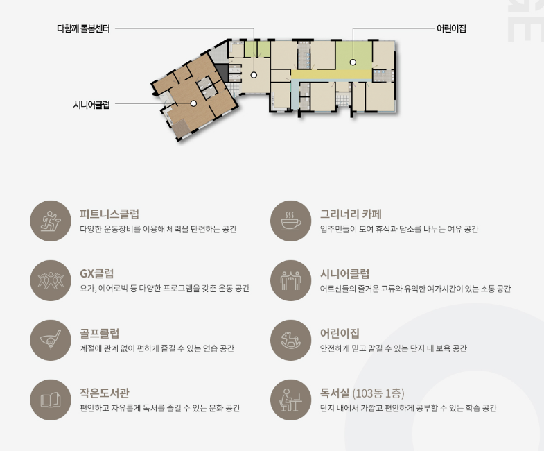 금정역 푸르지오 그랑블 커뮤니티