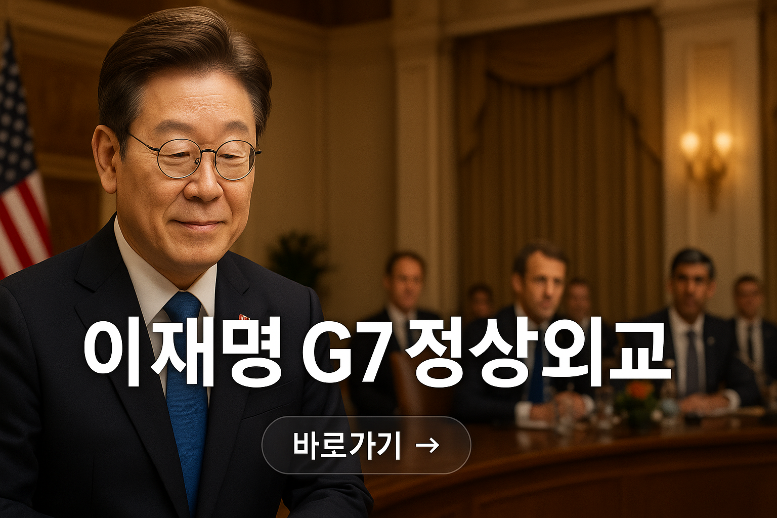 이재명 대통령, G7 정상회의 첫 참석