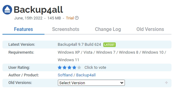 Backup4all