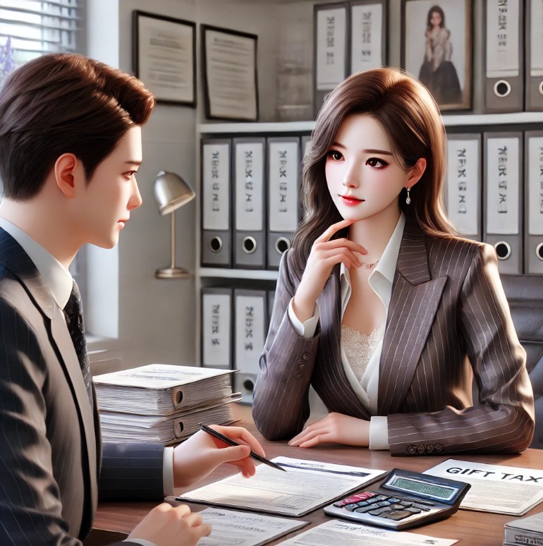 대출상담 받는 모습1