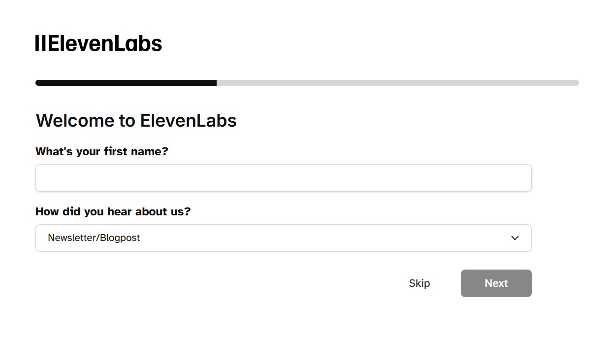 텍스트 음성변환 일레븐랩스(ElevenLabs) 회원가입