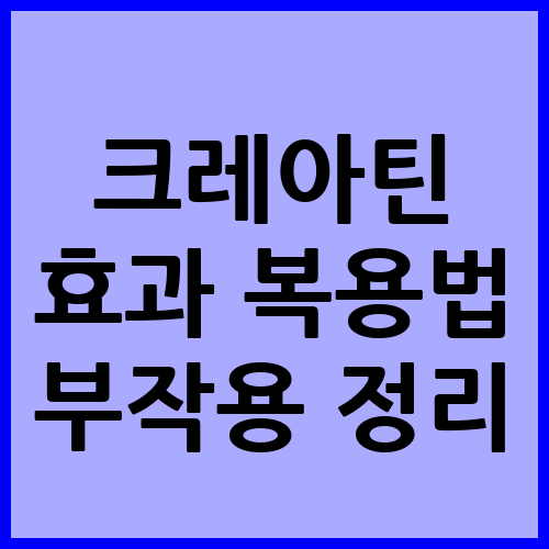 크레아틴 효과