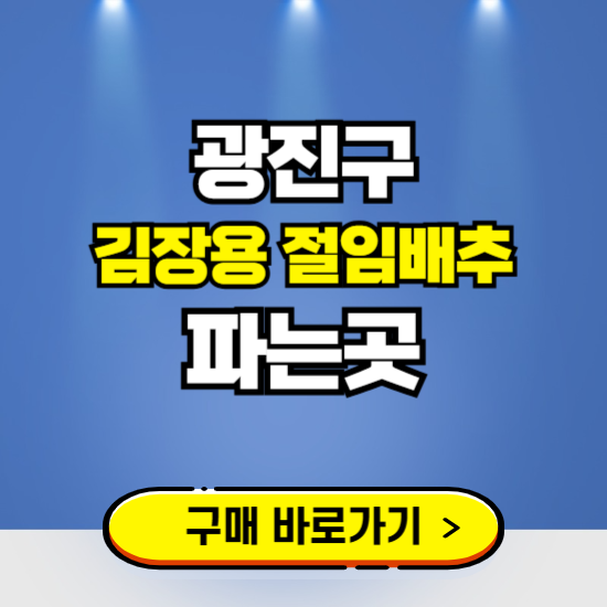 광진구 절임배추 사전예약 구입하는곳 ❘ 김장배추 파는곳 가격보기