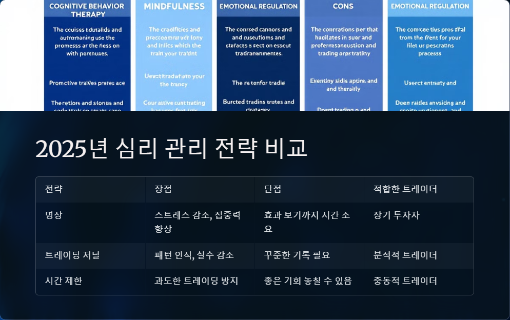 외환 거래 심리 관리 테크닉