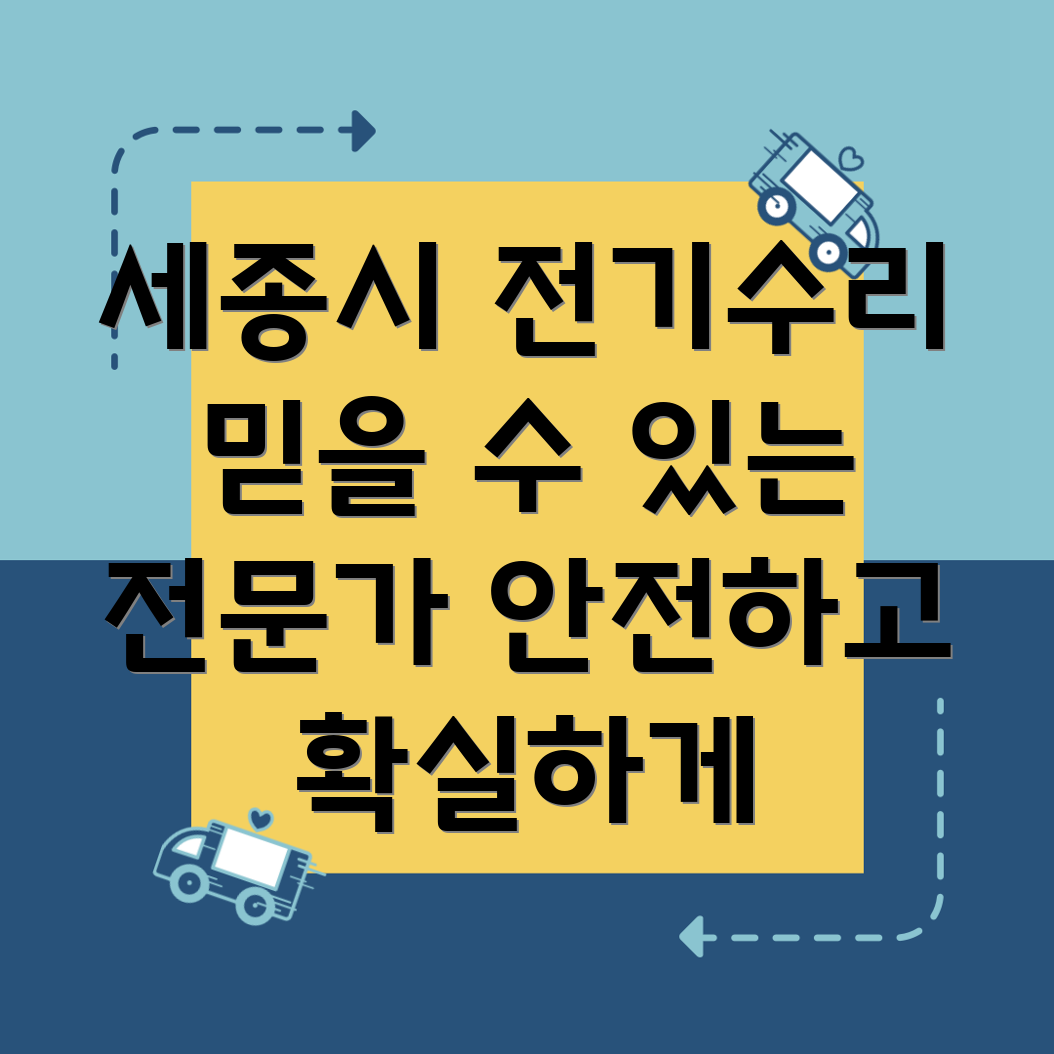세종시 보람동 전기수리