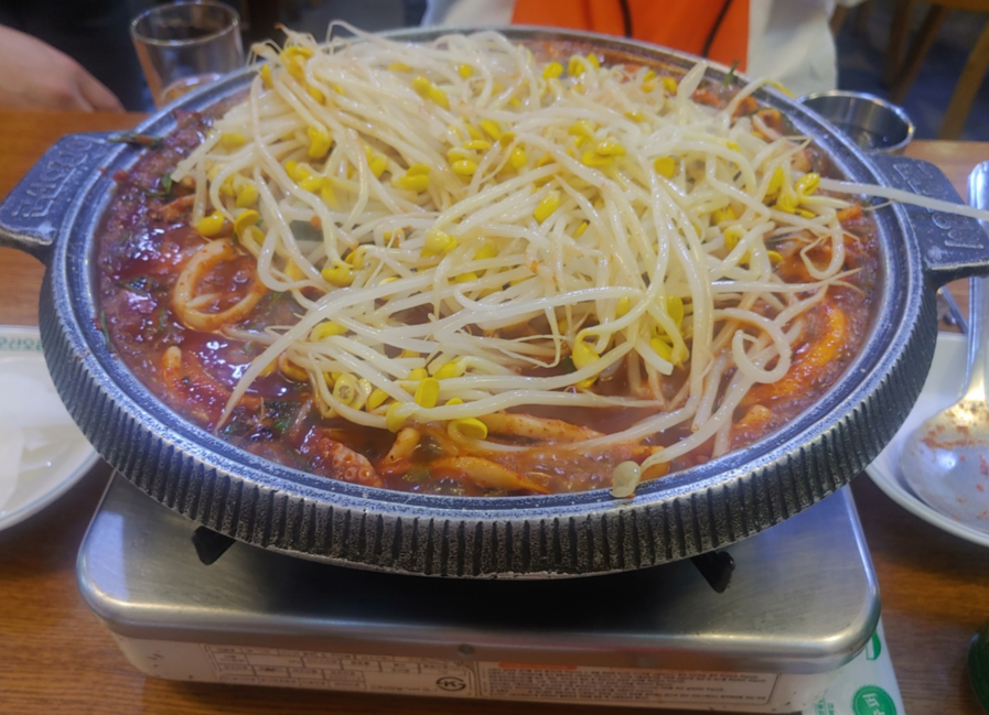  간헐적 단식 다이어트 식단 (오징어낙지 불고기, 회)