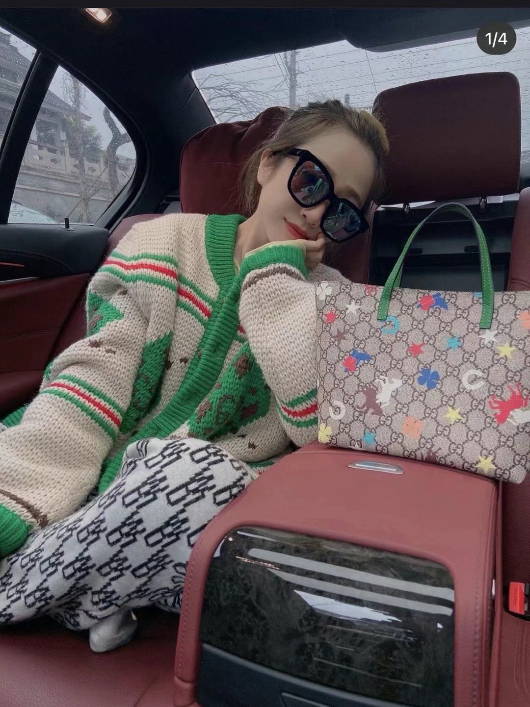  [GUCCI] 구찌 알파카 니트 가디건 642798 XKBO7 9275