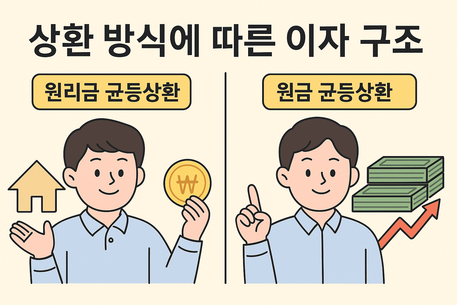 상환 방식에 따른 이자 구조