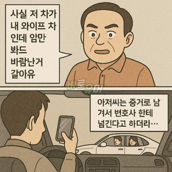 출근길에 차에서 불륜을 목격한 내차에 한 남자가 타더니… 8