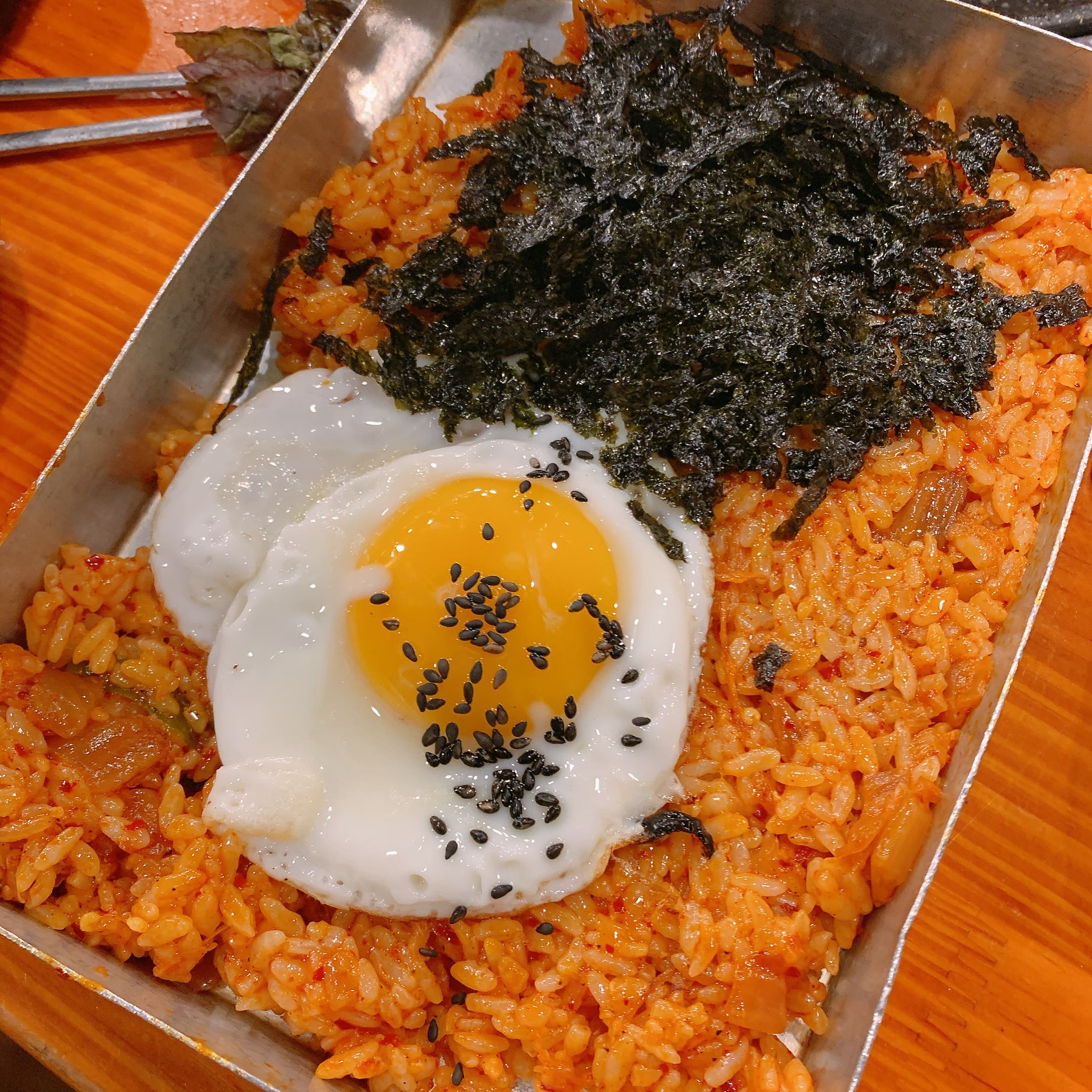 돈백 도시락김치볶음밥
