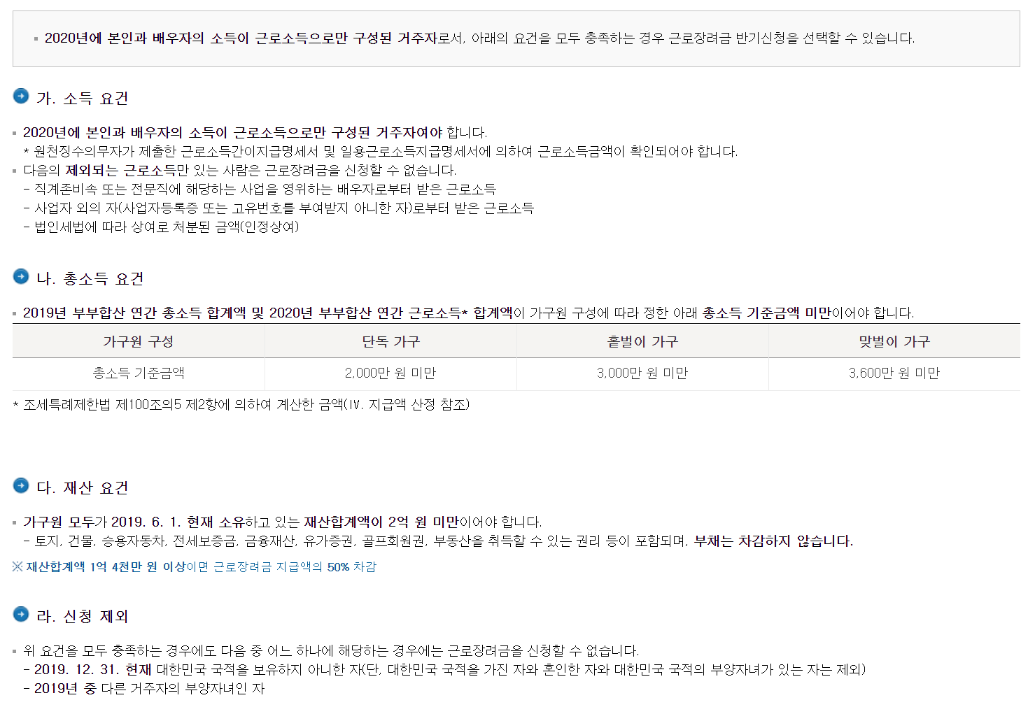  근로장려금 최대 지급액은? 정기, 반기 신청대상과 방법, 지급일 총정리.