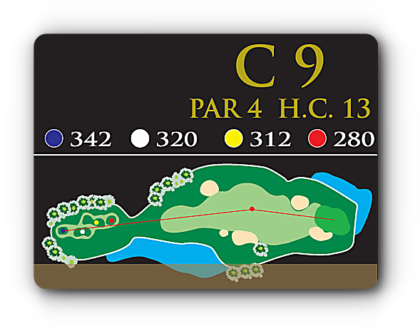 유니랜드CC C코스 9번 홀