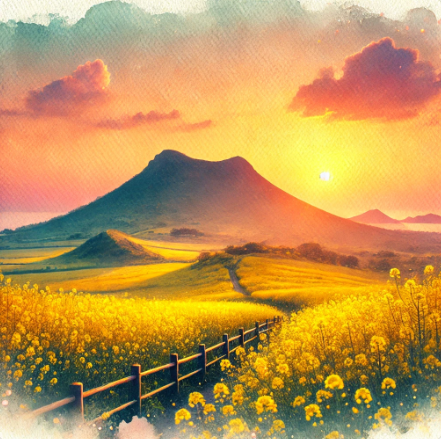 제주 유채꽃 명소 서우봉 3