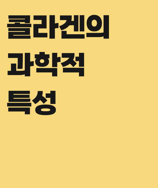 콜라겐의과학적_특성