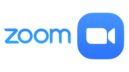 재택근무&#44; 비대면 미팅의 상징인 화상회의 플랫폼 회사 줌(Zoom)의 로고