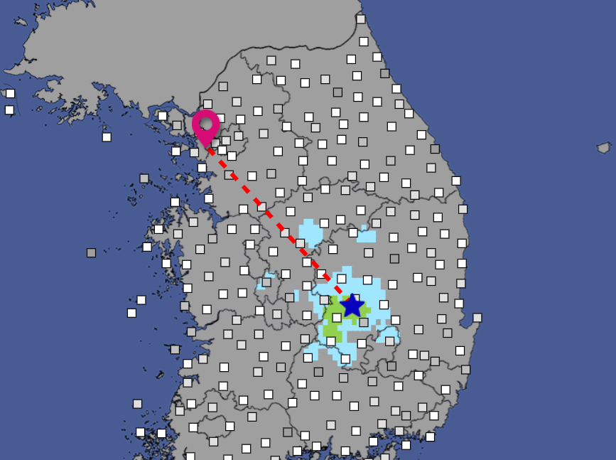  15시 17분, 경북 김천시에서 규모 3.2 지진  발생