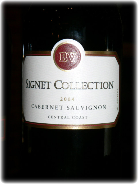 BV 시그넷 컬렉션 까베르네 소비뇽(BV Signet Collection Cabernet Sauvignon) 2004