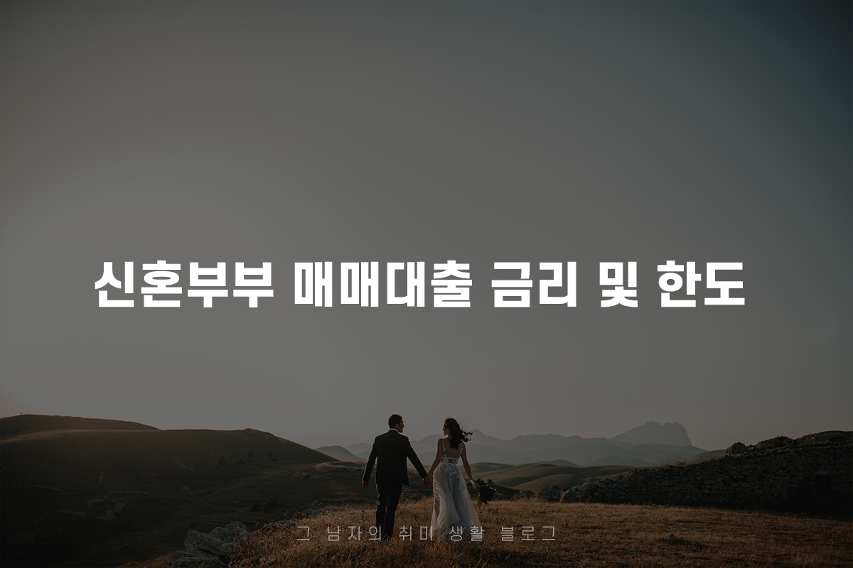 신혼부부 매매대출