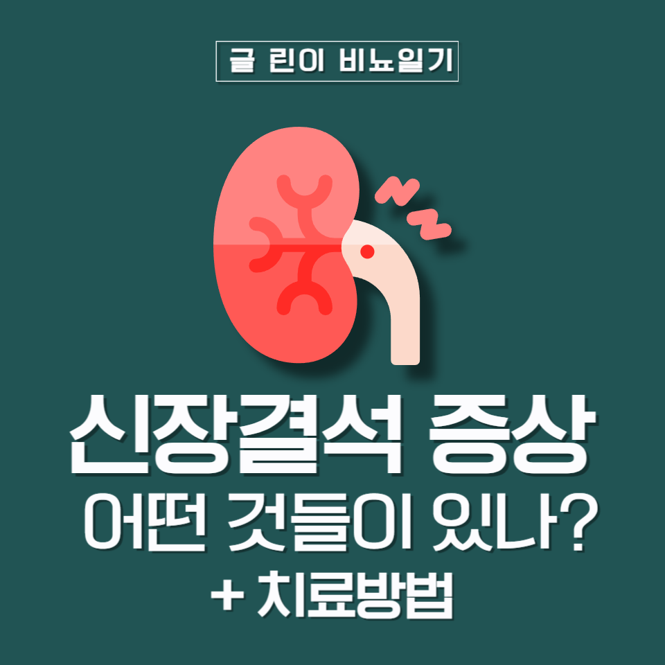  신장결석 증상 어떤 것들이 있나? +치료방법