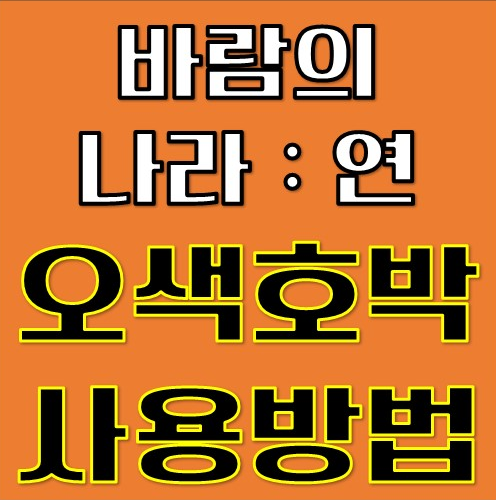 바람의나라 연 오색호박