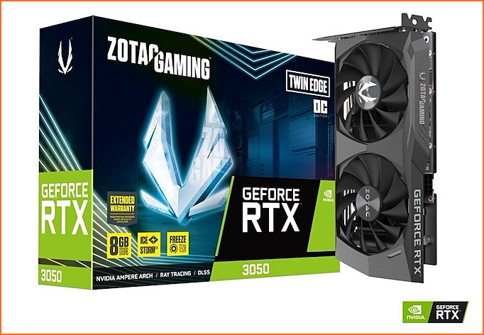  NVIDIA  GeForce RTX 3050 데스크탑 비디오 카드