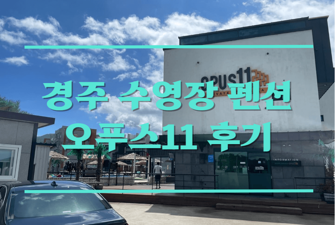  경주 수영장 있는 펜션 아이와 함께한 오푸스11 방문 후기