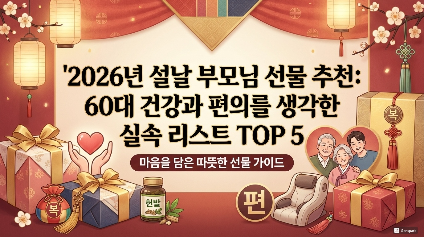 2026년 설날 부모님