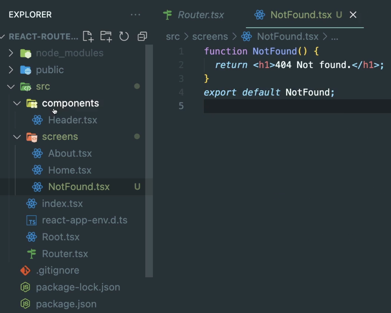 react-typescript-react-router-dom-v6-errorelement