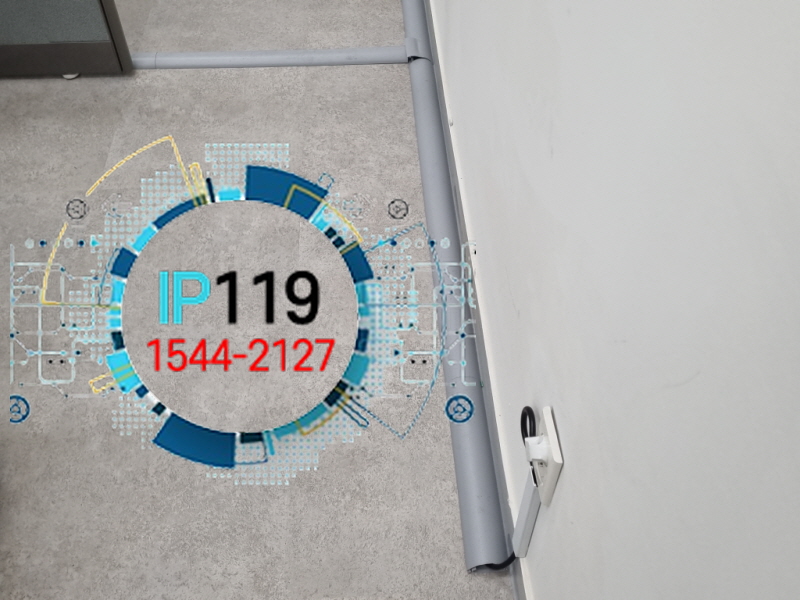 부천시 춘의동 사무실 천장 7회선 포설 및 메인&middot;자리 전기 설치 작업 사례