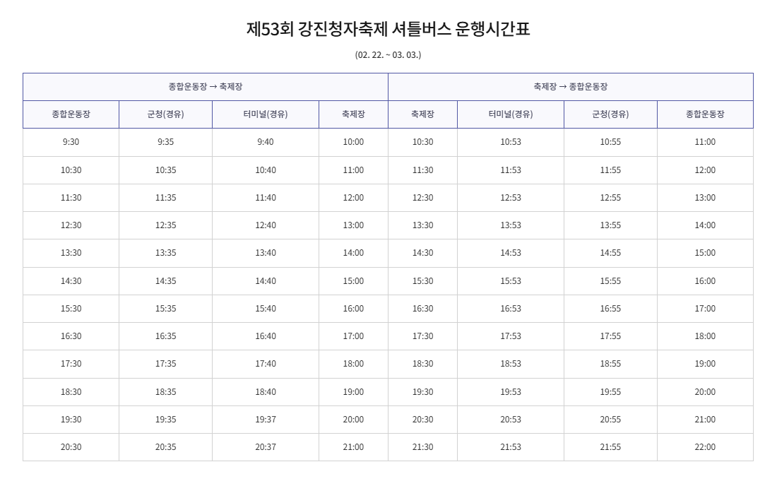 강진청자축제