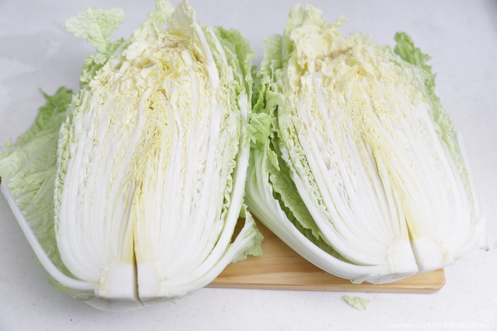 짠맛 김장봉투로 간단하게 속이 꽉 찬 배추절임 배추절임 시간 6