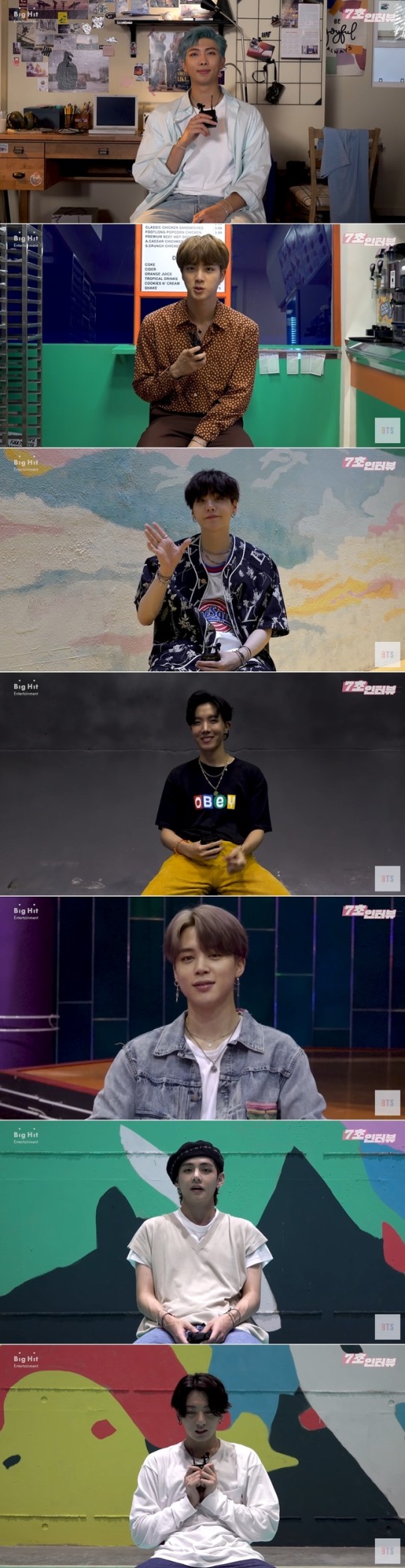 방탄소년단 '신곡 위로됐으면, 얼어있는 분위기 함께 깨부수고파'