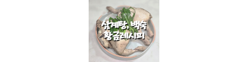 삼계탕-백숙-황금레시피-몸보신-삼계죽
