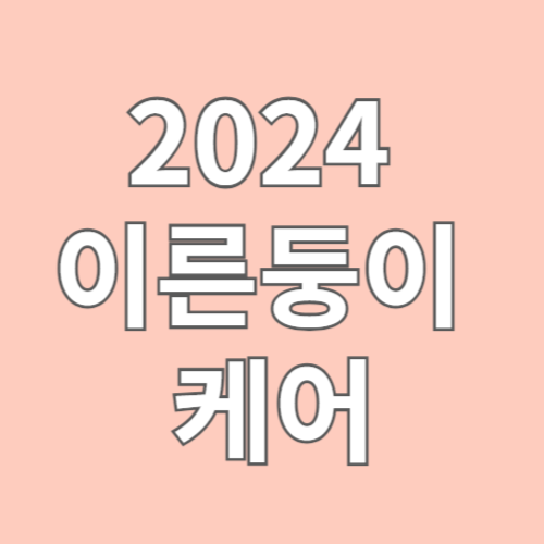 2024 이른둥이 케어