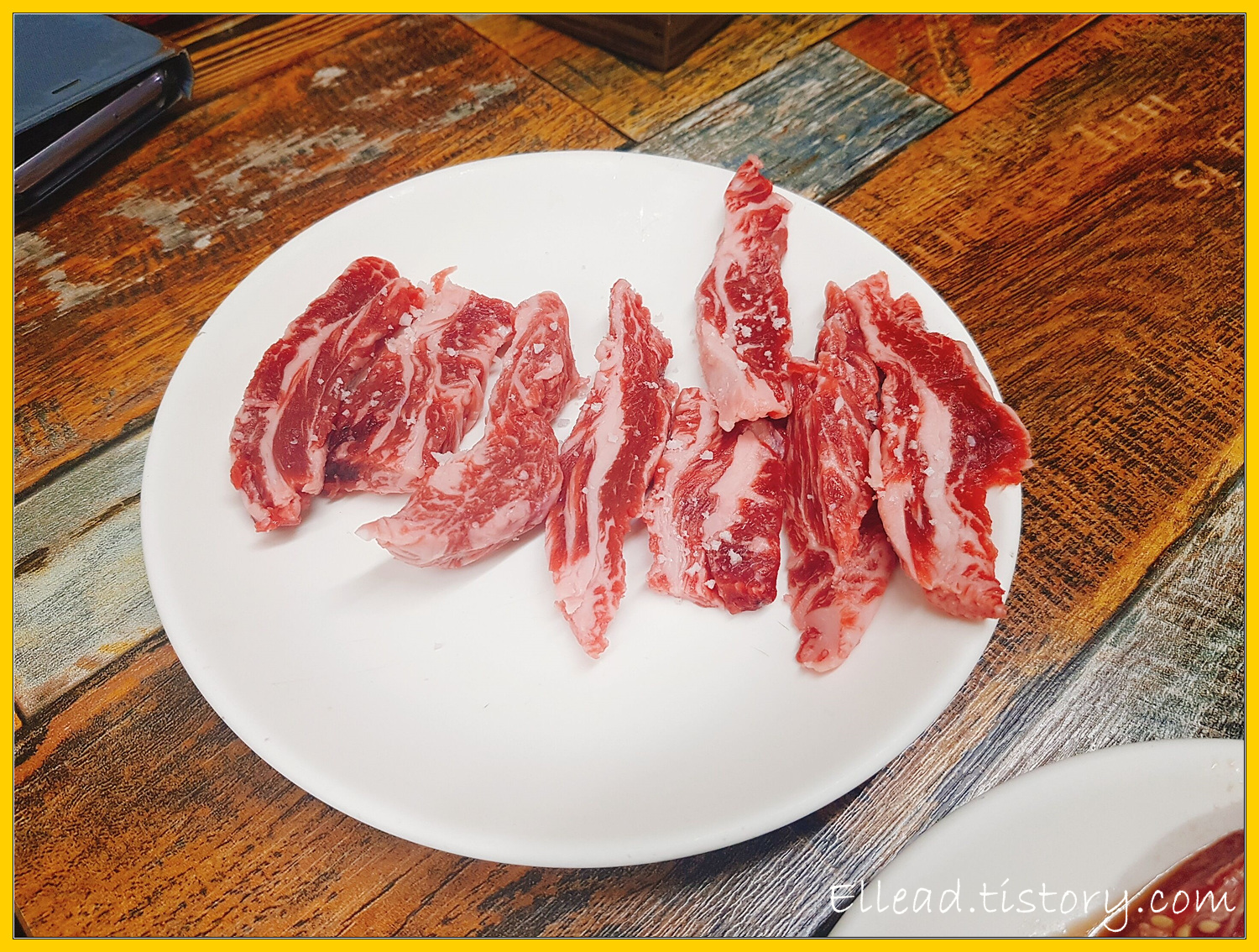  <경주 맛집> 경주 화산 숯불 : 갈비살 소금구이와 양념 갈비살